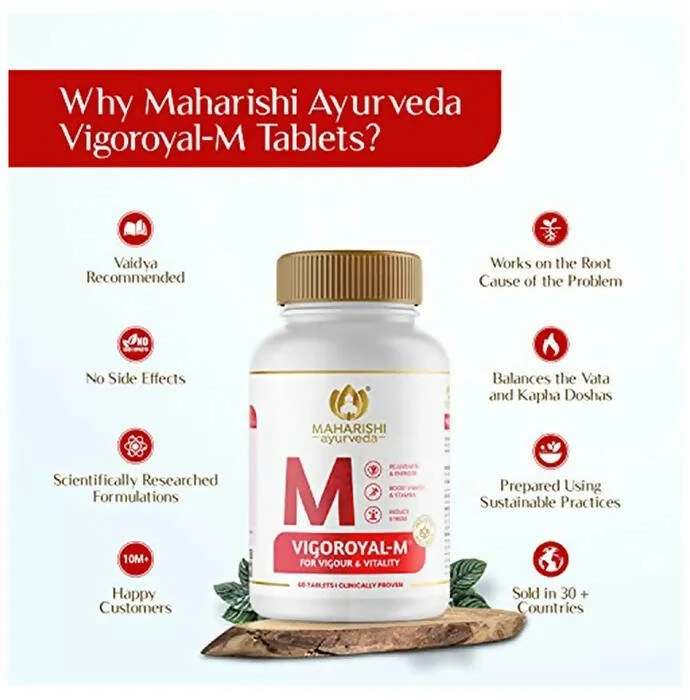 Maharishi Ayurveda Vigoroyal-M Tablets, 60 Tablets-4.webp